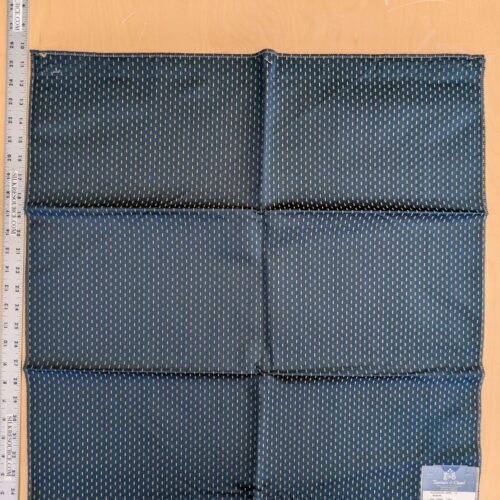 101 EV50 25" x 26" Square Tassinari and Chatel Alexandra Seme Le Marine Navy Blue Small Scale Texture MSRP USD 300+/y