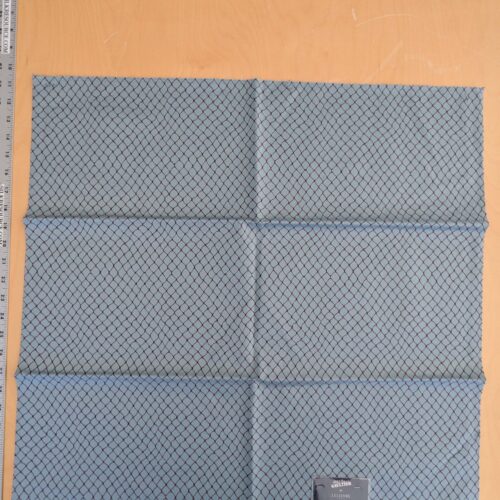 PXL_20250128_200559248 107 EV50 25" x 26" Square Jean Paul Gaultier Cabaret Porcelaine Blue Purple Reversible Small Jacquard Diamond Cotton MSRP USD300+/y