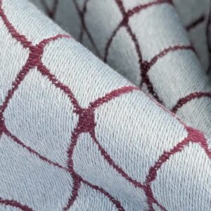 PXL_20250128_200624350 107 EV50 25" x 26" Square Jean Paul Gaultier Cabaret Porcelaine Blue Purple Reversible Small Jacquard Diamond Cotton MSRP USD300+/y