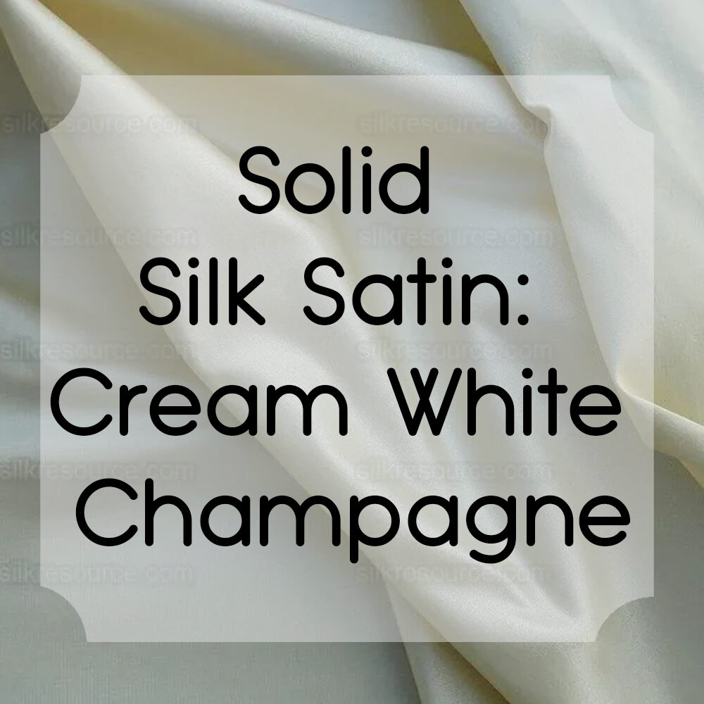 Solid Silk Satin Cream White Champagne BY Yard Kravet Sophia Silk Bone White Silk Satin for Bridal Wedding Dress MSRP USD 169.90/y