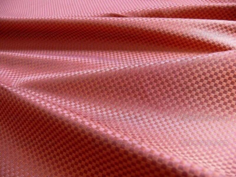 products-P1260662 High End 100% Silk Mini Check "monarch" Red Heavy! MSRP USD275/Y