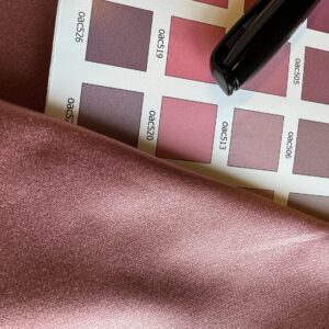 Mirror Mirror Radiant 100% Silk Duchess Satin Rose Floral Pink MSRP 400+ Wedding