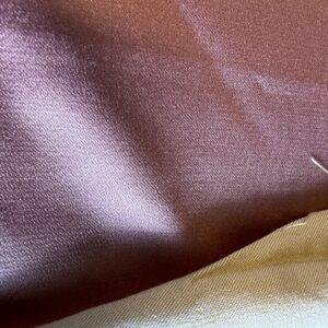 Mirror Mirror Radiant 100% Silk Duchess Satin Rose Floral Pink MSRP 400+ Wedding