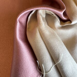 Mirror Mirror Radiant 100% Silk Duchess Satin Rose Floral Pink MSRP 400+ Wedding