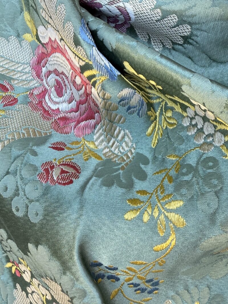 IMG_8963 1 Berkbox101 24"x25" Scalamandre Tassinari & Chatel St. Cloud Vert Green Floral Historic Silk MSRP USD3076/y