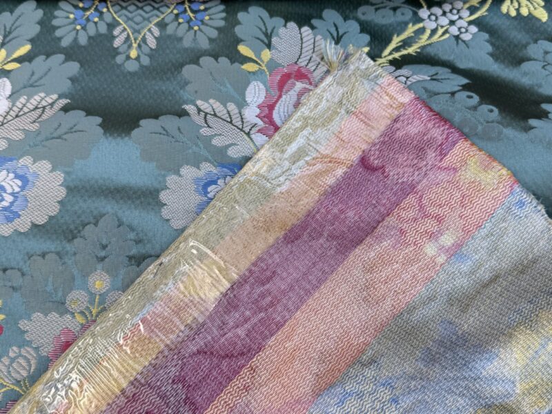 IMG_8964 1 Berkbox101 24"x25" Scalamandre Tassinari & Chatel St. Cloud Vert Green Floral Historic Silk MSRP USD3076/y