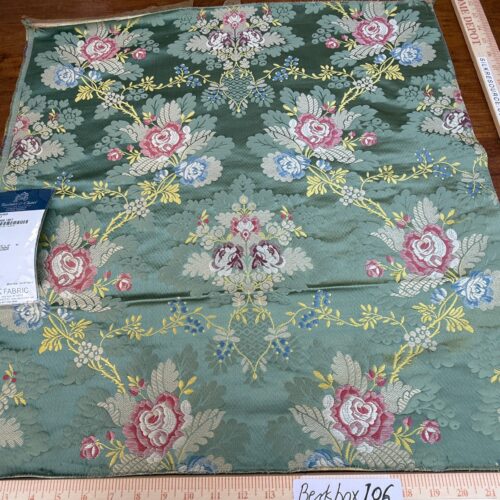 IMG_8973 1 Berkbox101 24"x25" Scalamandre Tassinari & Chatel St. Cloud Vert Green Floral Historic Silk MSRP USD3076/y