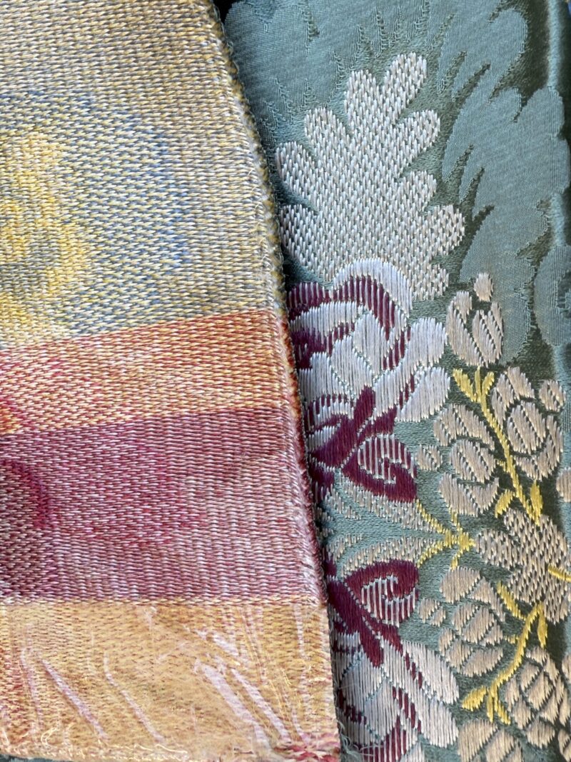 IMG_8975 1 Berkbox101 24"x25" Scalamandre Tassinari & Chatel St. Cloud Vert Green Floral Historic Silk MSRP USD3076/y