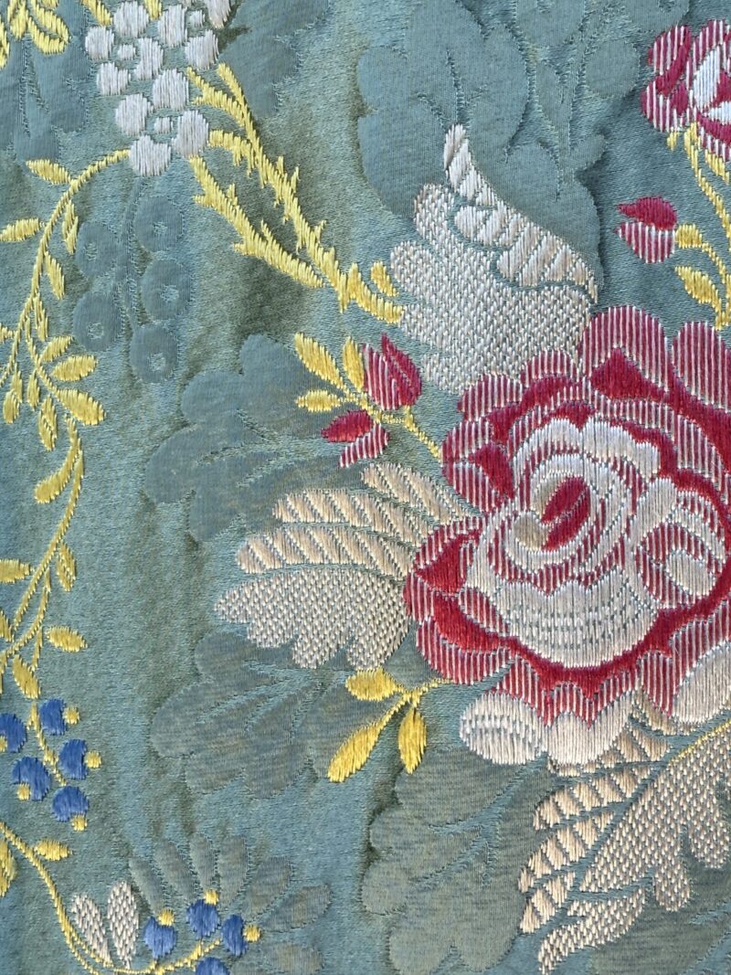 IMG_8976 1 Berkbox101 24"x25" Scalamandre Tassinari & Chatel St. Cloud Vert Green Floral Historic Silk MSRP USD3076/y