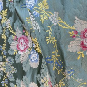 IMG_8979 1 Berkbox101 24"x25" Scalamandre Tassinari & Chatel St. Cloud Vert Green Floral Historic Silk MSRP USD3076/y