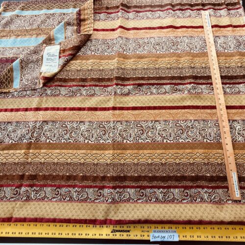 IMG_9401 16 Berkbox107 2.4y Scalamandre Old World Weavers Cortona Jewel Stripe Red Rayon