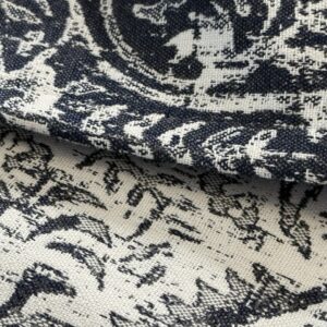 IMG_9458 21 Berkbox107 2.4y  Scalamandre SARONG Navy Blue Endless Summer Jacquard MSRP USD374/y