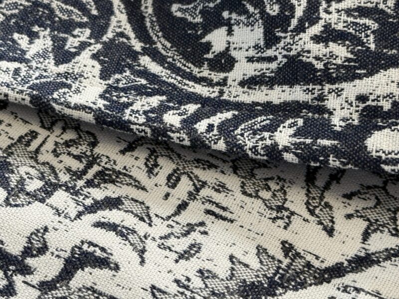 IMG_9458 21 Berkbox107 2.4y  Scalamandre SARONG Navy Blue Endless Summer Jacquard MSRP USD374/y