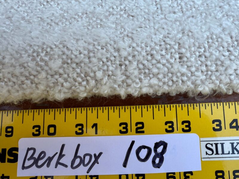 IMG_9871 1 Berkbox108 Scalamandre Alhambra Mijo Cream White Solid Texture 2.4yd x54 wide