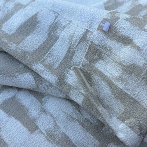 IMG_9933 5 Berkbox109 Scalamandre Alhambra Urano Linen Beige White Abstract Cotton 2.4yd x54" wide