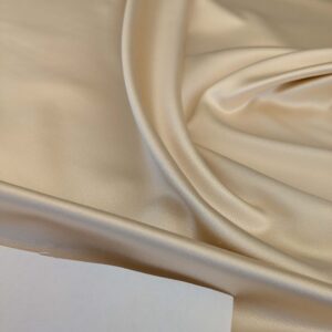 PXL_20250225_202942372 Mirror Mirror Radiant 100% Silk Duchess Satin Creme MSRP 400+/y Wedding