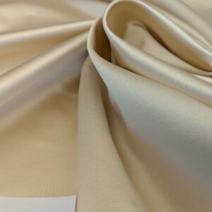 PXL_20250225_203255927 Mirror Mirror Radiant 100% Silk Duchess Satin Creme MSRP 400+/y Wedding