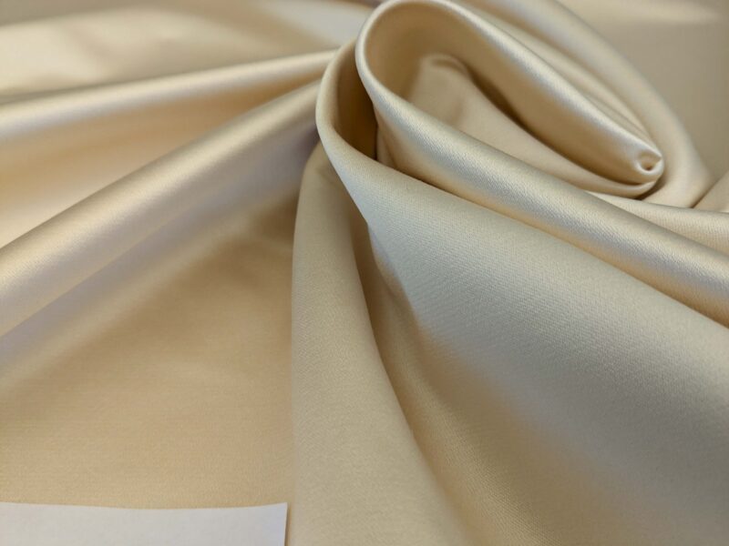 PXL_20250225_203255927 Mirror Mirror Radiant 100% Silk Duchess Satin Creme MSRP 400+/y Wedding