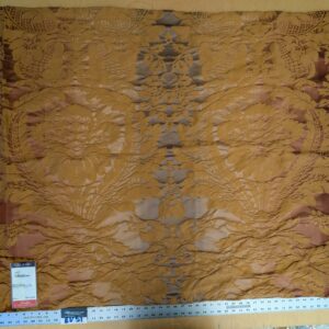 PXL_20250225_211836490 "RESERVED" 9 Berkbox101 Square Silk by Lelievre Paris Gericault Seat and Back Rouge Red Brown White House Neoclassic Medallion Chair Seats  25"L x 58"W MSRP USD500+/y