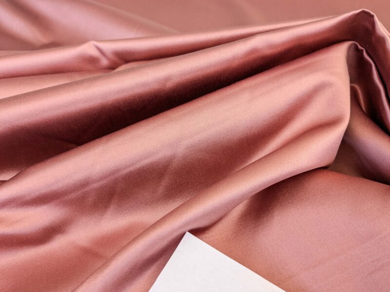 Mirror Mirror Radiant 100% Silk Duchess Satin Rose Floral Pink MSRP 400+ Wedding