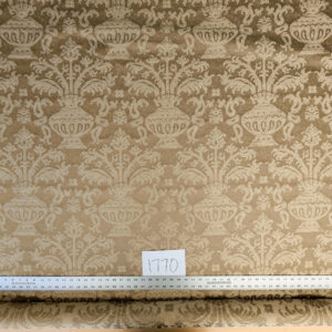 PXL_20250325_195728424 Chinoisery Flower in Vase Bronze Age 100% Silk Damask Gold  Radiance! Highest Quality MSRP USD 400+/Yard