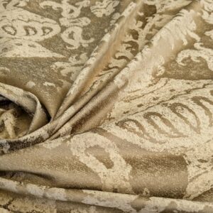 PXL_20250325_195759905 Chinoisery Flower in Vase Bronze Age 100% Silk Damask Gold  Radiance! Highest Quality MSRP USD 400+/Yard