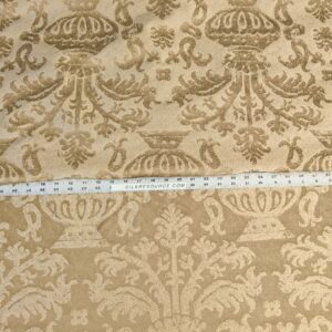PXL_20250325_195902686 Chinoisery Flower in Vase Bronze Age 100% Silk Damask Gold  Radiance! Highest Quality MSRP USD 400+/Yard