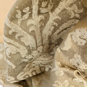PXL_20250325_200048358 Chinoisery Flower in Vase Bronze Age 100% Silk Damask Gold  Radiance! Highest Quality MSRP USD 400+/Yard