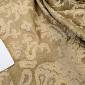 PXL_20250325_200103365 Chinoisery Flower in Vase Bronze Age 100% Silk Damask Gold  Radiance! Highest Quality MSRP USD 400+/Yard