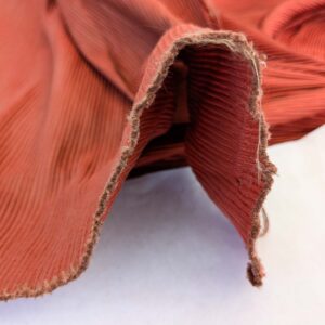 PXL_20250325_204604649 Tapestry Silk Ottoman Wide Ribbed Haute Red MSRP USD 600+/Yard