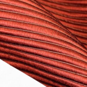PXL_20250325_204653976 Tapestry Silk Ottoman Wide Ribbed Haute Red MSRP USD 600+/Yard
