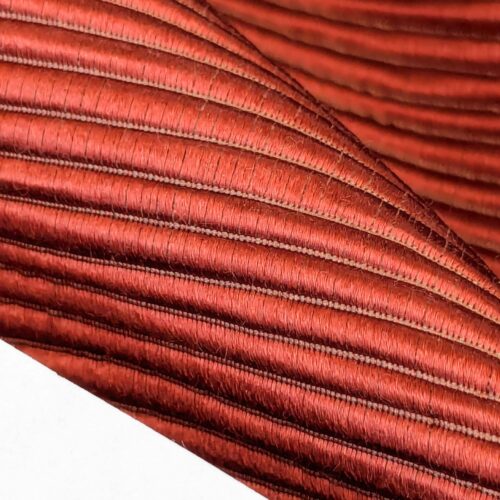 PXL_20250325_204653976 Tapestry Silk Ottoman Wide Ribbed Haute Red MSRP USD 600+/Yard