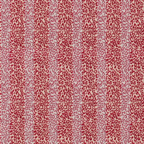 SC_000426423 Special Order Scalamandre Corbet Tomato Red White Animal Skin Velvet Cotton MSRP USD 820/Y