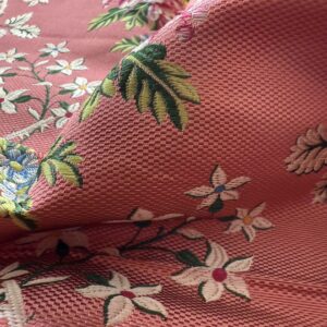 IMG_0567 9 Berkbox39 Tassinari & Chatel Scalamandre La Favorite Ponceau Red Silk Brocade MSRP USD 2180/yard (Copy)