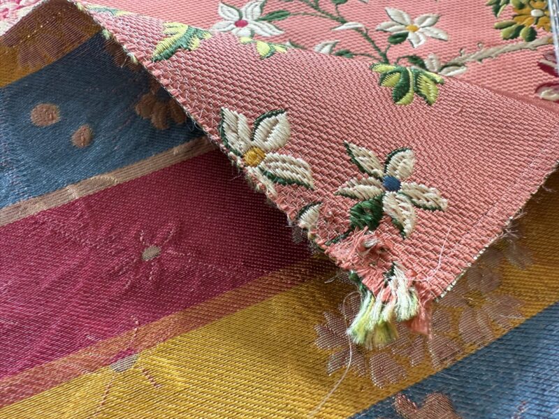 IMG_0569 9 Berkbox39 Tassinari & Chatel Scalamandre La Favorite Ponceau Red Silk Brocade MSRP USD 2180/yard (Copy)