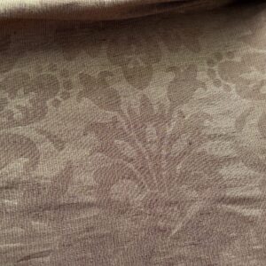 IMG_0572 14 Berkbox39 Scalamandre Silk linen damask Alexandrine Gold Plum Red