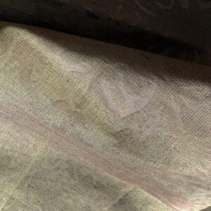 IMG_0574 14 Berkbox39 Scalamandre Silk linen damask Alexandrine Gold Plum Red