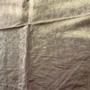 IMG_0577 14 Berkbox39 Scalamandre Silk linen damask Alexandrine Gold Plum Red