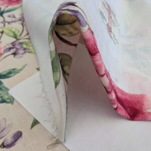 PXL_20250417_202408379 14 EV52 1.2y x 57"wide Scalamandre Roseland Cottage Petal Cream Pink Floral Print Botanical Polyester