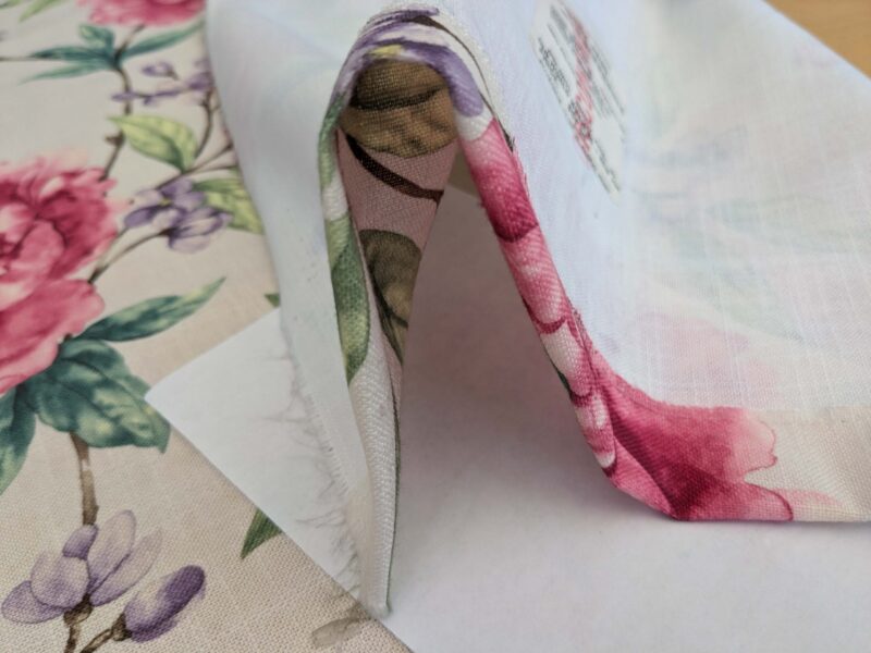 PXL_20250417_202408379 14 EV52 1.2y x 57"wide Scalamandre Roseland Cottage Petal Cream Pink Floral Print Botanical Polyester