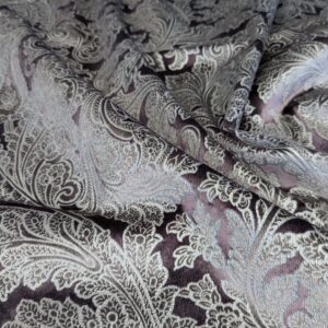 PXL_20250417_203038786 0.86y Lee Jofa San Pietro "mineral" Blue Paisley Red Gold