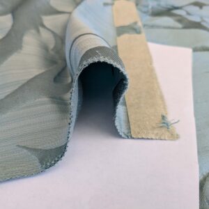 PXL_20250423_180314814 5 EV53 26"x 27" Square Scalamandre Old World Weavers Villa Regina Damask Blue 100% Silk Renaissance MSRP USD500+