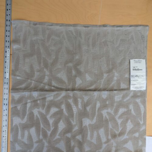 PXL_20250423_184158511 25 EV53 Square Scalamandre Christian Fischbacher Sunset Park Sand Light Gray Botanical Foliage MSRP USD350+