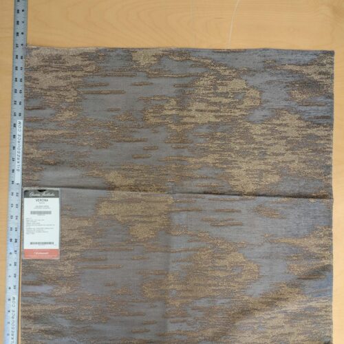 31 EV53 Square Scalamandre Christian Fischbacher Verona Smoke Gray Brown Abstract MSRP USD 400+/y