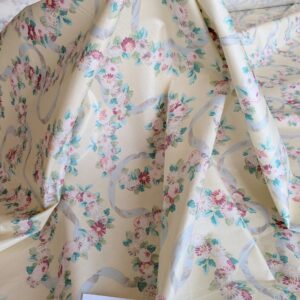 PXL_20250516_222013458 OLD WORLD WEAVER VISBY 100%SILK LAMPAS BROWN & LIME GREEN PILLOW 18X18" #1506