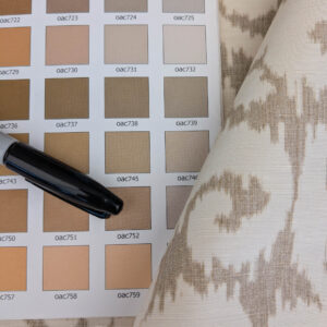 PXL_20250521_194506578 Scalamandre Swirl Beige  White Scroll Damask Ikat Linen Silk MSRP USD 372/y