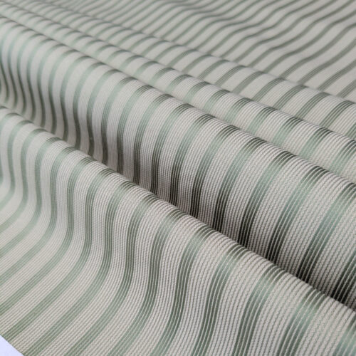 PXL_20250521_210744761 Scalamandre Chopin Stripe Reseda Green Bay Grey Green Silk Cotton MSRP USD 240/Yard
