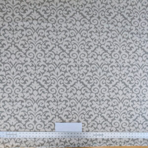 PXL_20250523_182847266 Scalamandre Swirl Grey Beige Scroll Damask Ikat Linen Silk MSRP USD 372/y