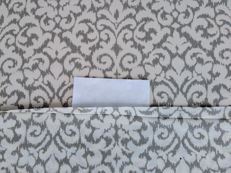 PXL_20250523_183139618 Scalamandre Swirl Grey Beige Scroll Damask Ikat Linen Silk MSRP USD 372/y