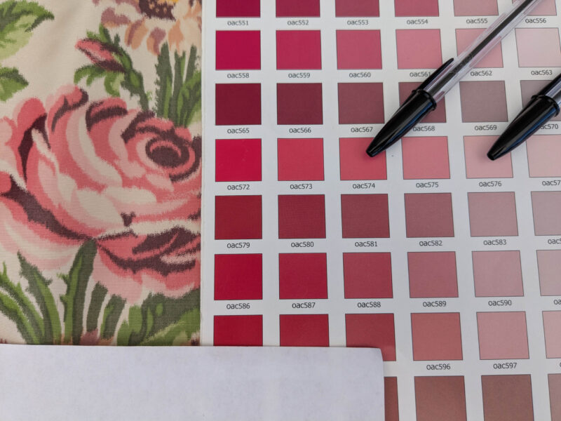 PXL_20250529_215402663 Scalamandre Tassinari & Chatel  Adelaide Silk Warp Print Font Creme Beige Cream Blue Pink Floral Diamond Chateau of Versailles MSRP USD 2800+y